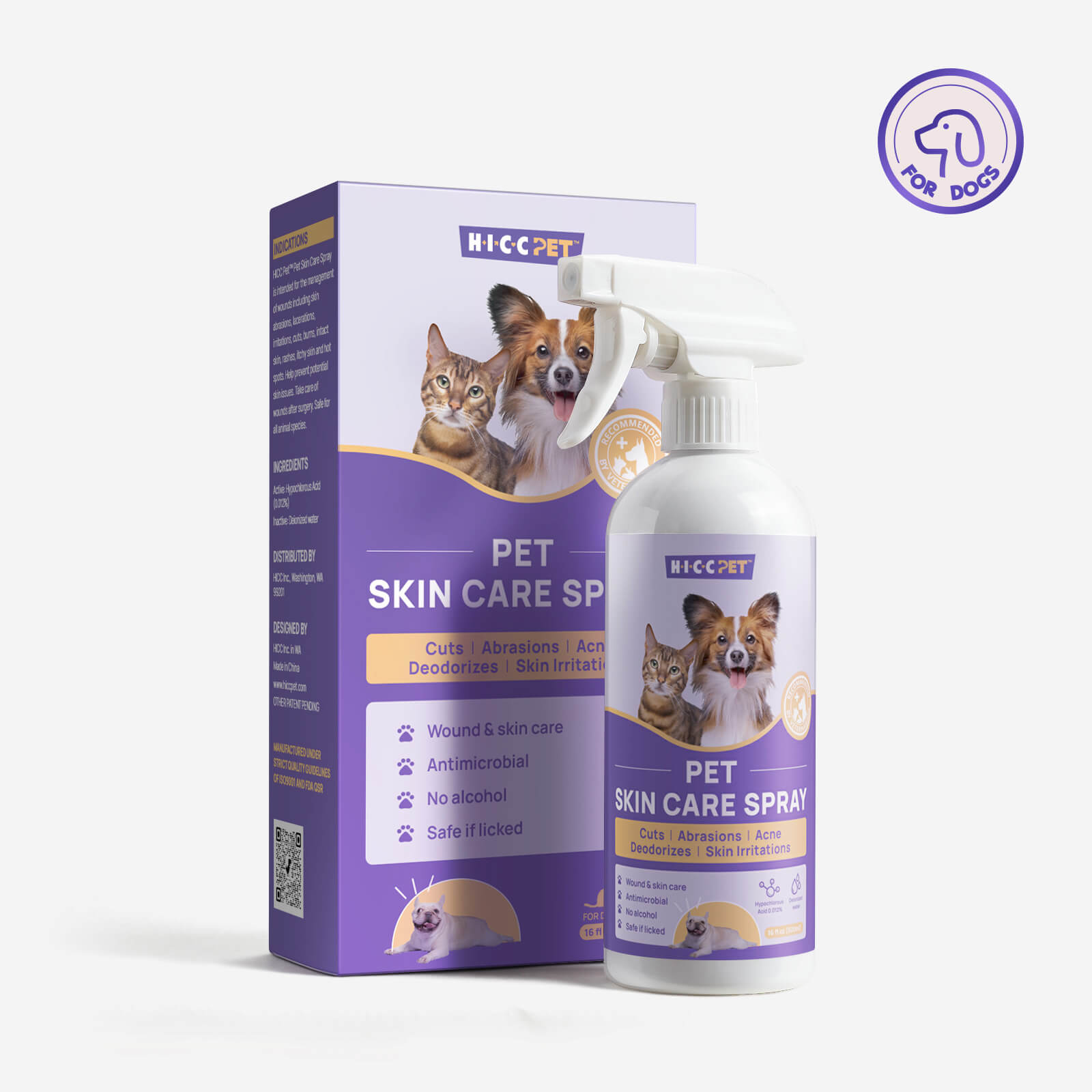 Dog Skin Care Spray For Wounds And Itch Relief 16 Fl Oz HICC Pet dog-skin-care-spray-for-wounds-and-itch-relief-16-fl-oz-hicc-pet