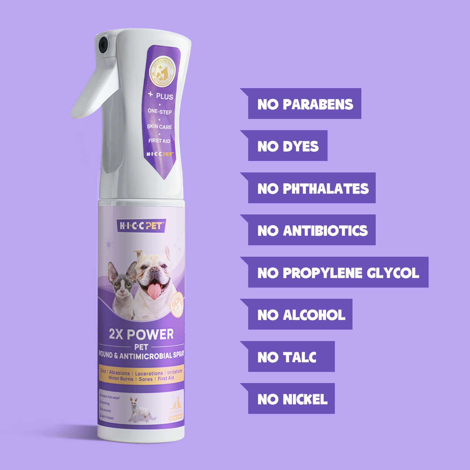 2X Power Cat Skin Care Relief Spray 10.1 fl oz