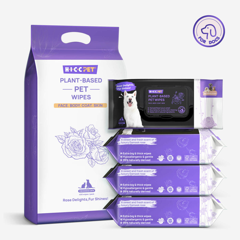 HICC Pet® Plant-Based Pet Wipes For Dogs