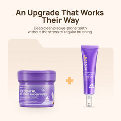 An upgrade that works their way: HICC PET PRO dental finger wipes with antimicrobial oral care gel - a brush-free duo for complete pet dental care