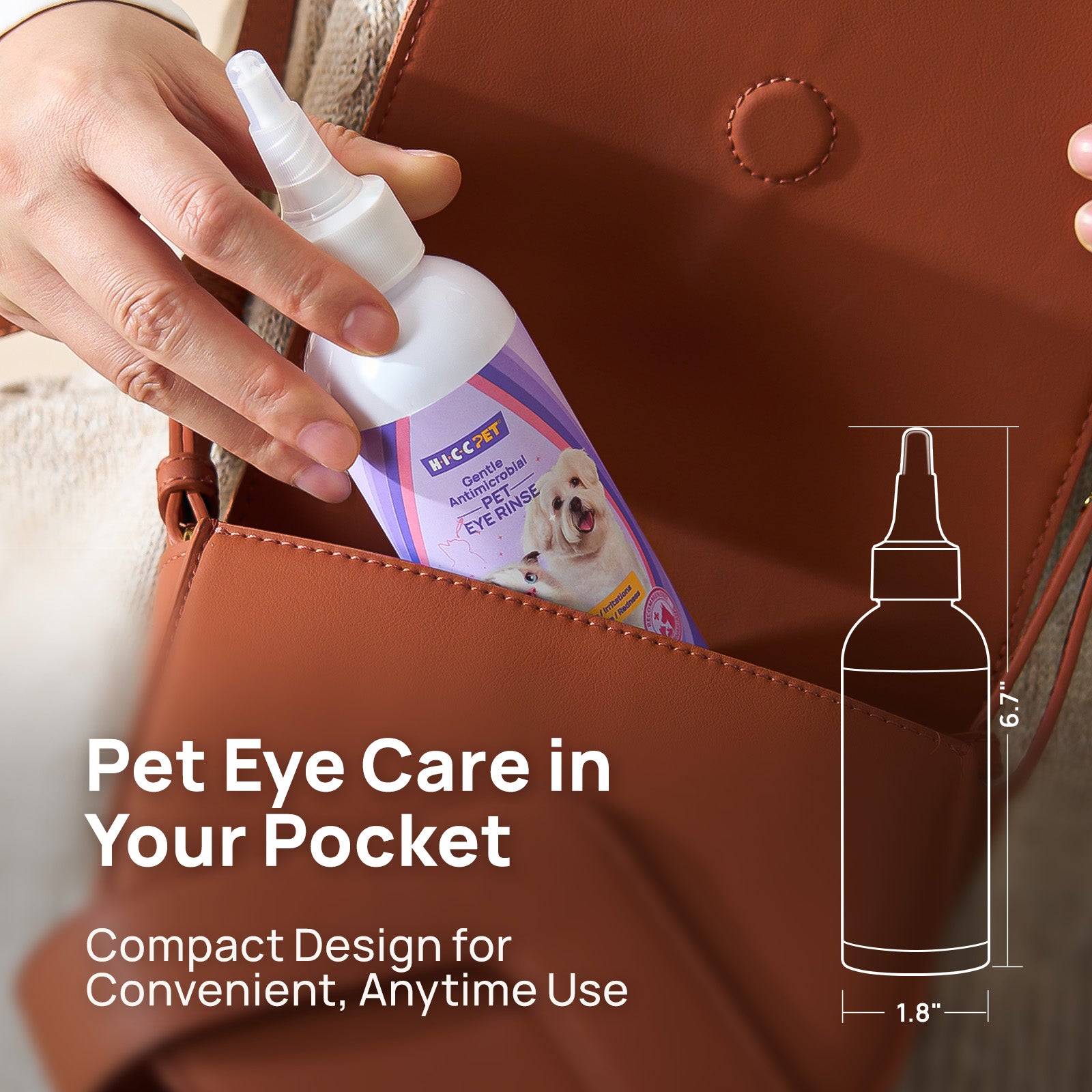 Gentle Pet Eye Cleansing Rinse for Dogs & Cats