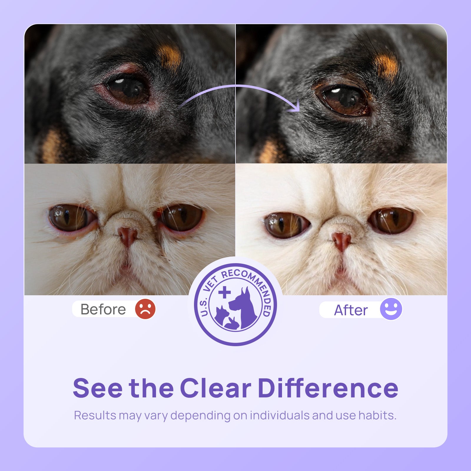 Gentle Pet Eye Cleansing Rinse for Dogs & Cats